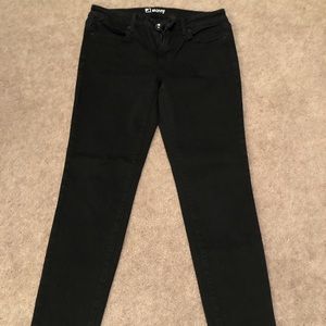 JCP black womens skinny jeans 29/8
